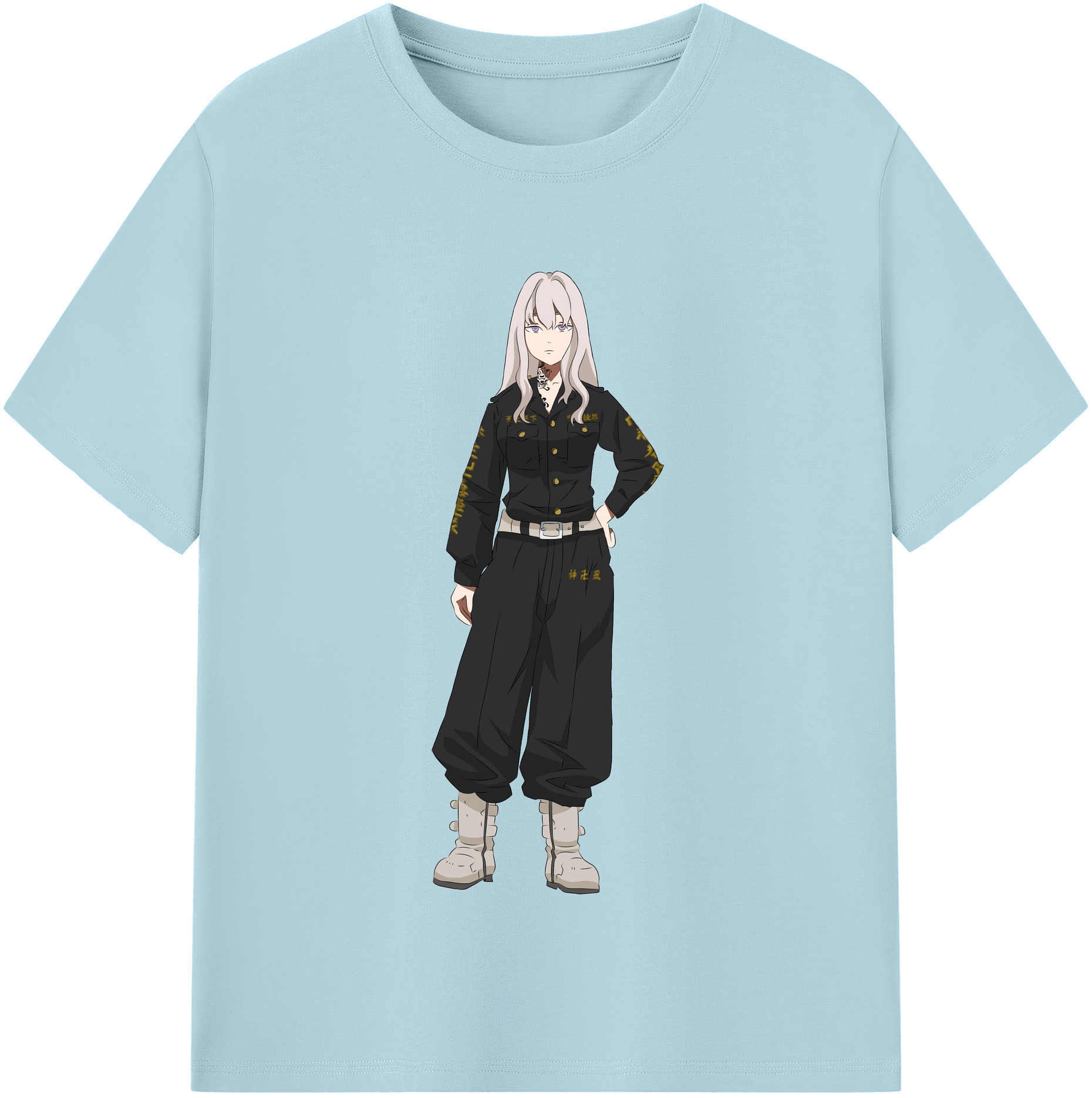 （画像用） 東京リベンジャーズ Tokyo Revengers 綿100％半袖Tシャツ（フロントプリント）